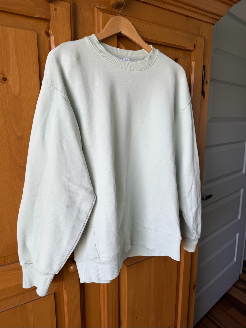 Aritzia Light Mint Crewneck Sweatshirt